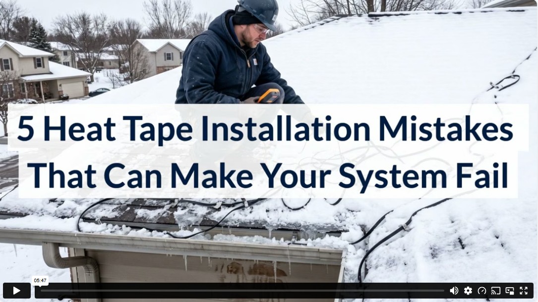 5 Heat Tape Installation Mistakes That Can Make Your System Fail