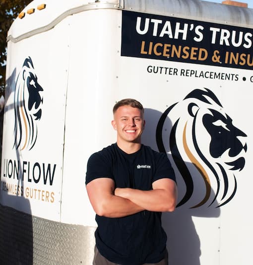 Zander Caffall of Lion Flow Seamless Gutters